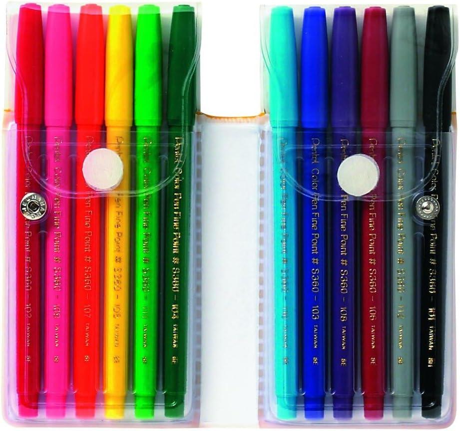 imagePentel Color Pen Set 36 Assorted Colors S36036Set of 12
