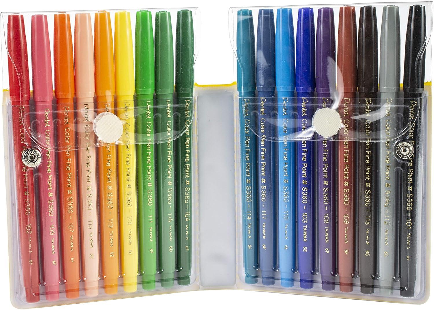 imagePentel Color Pen Set 36 Assorted Colors S36036Set of 18