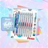 Pentel EnerGel Expressions, 60th Anniversary Limited Edition Pack, ICE Liquid Gel Pens, (0.7mm) Medium Line, Assorted Ink Colors, Pack of 8 (BL77TLABP8M)
