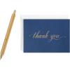 imagePentel EnerGel Alloy Retractable Gel Pen and Hallmark Thank You Cards Elegant Silver Foil 40 Count with Envelopes for Wedding Graduation Any Occasion