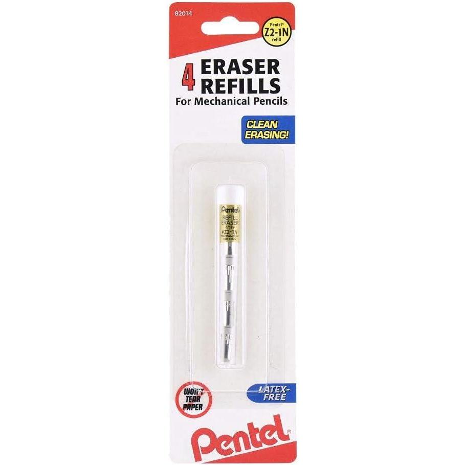 imagePentel Eraser Refill for Pentel Pencils 4tube White PENZ21white