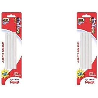 imagePentel Refill Eraser for Clic Eraser Pack of 4 ZERBP4K64 Count Pack of 2