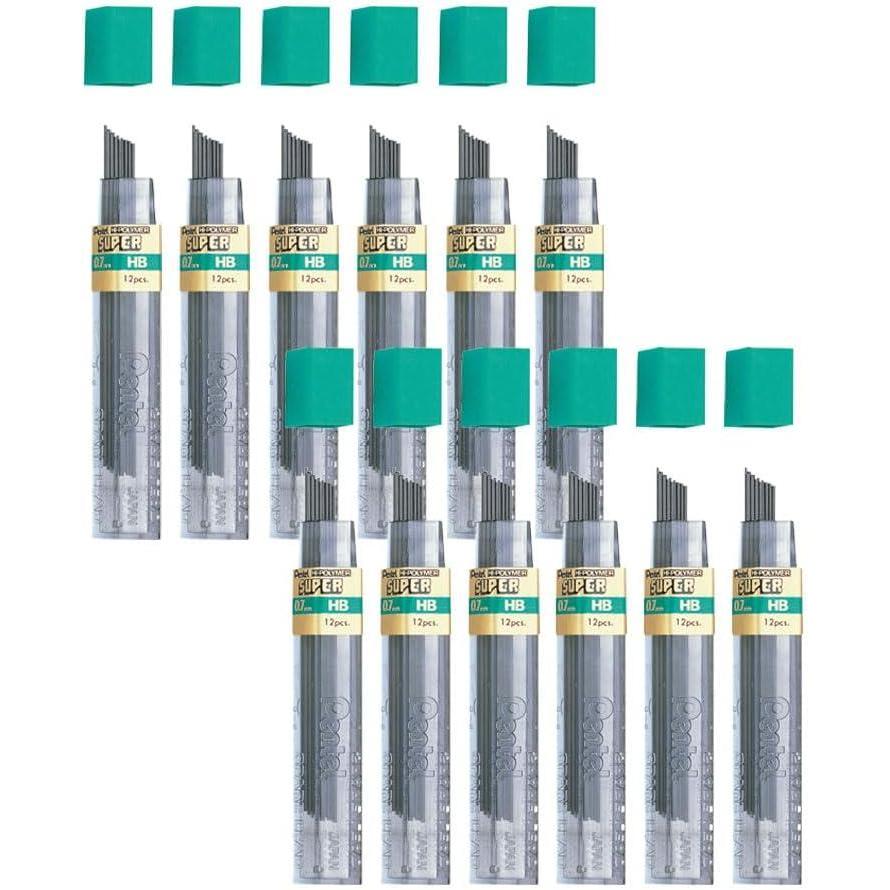 imagePentel Super HiPolymer Lead 03mm Extra Fine H 12 Piecetube Box of 12 300H12 Count Pack of 1