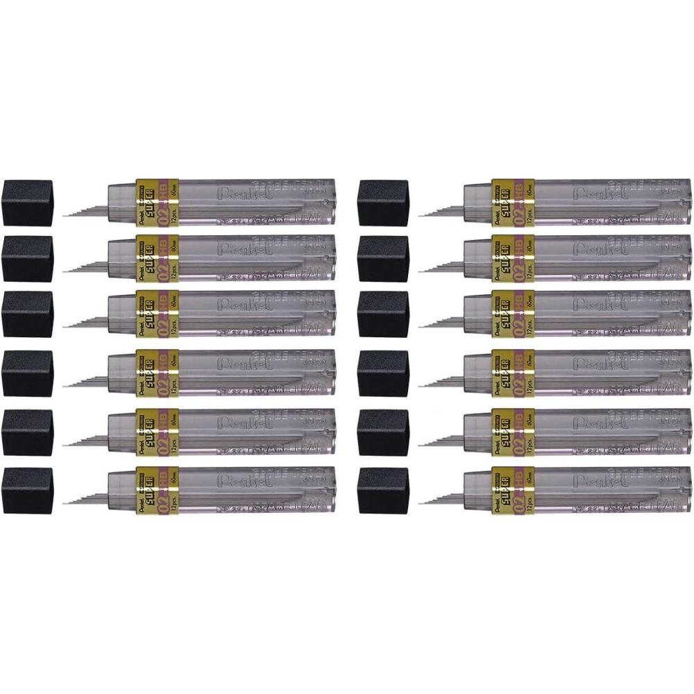 imagePentel Super HiPolymer Refill 02mm  12 PiecesTube C502HB