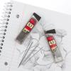 Pentel C25BPHB3K6 Super Hi-Polymer Lead Refills, 0.5mm, HB, Black, 30/Tube, 3 Tubes/Pack(0.5 mm)