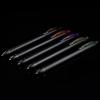 Pentel EnerGel Kuro Retractable Liquid Gel Pen, Shades of Black, 0.7mm tip, Assorted black ink, Pack of 5 pens (BL437PF5MA)