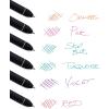 Pentel EnerGel Kuro Shades of Joy, Retractable Liquid Gel Pen, Assorted Ink Colors, Pack of 6 (BL437JOYPF6)(Shades of Joy)