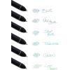 Pentel EnerGel Kuro Shades of Peace, Retractable Liquid Gel Pen, Assorted Ink Colors, Pack of 6 (BL437PEAPF6)