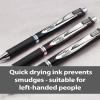 Pentel EnerGel PRO Permanent Gel Pen, (0.7mm) Medium Line, Blue Ink, Box of 12 Pens (BLP77-C)(Black)