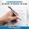 Pentel EnerGel RTX Retractable Liquid Gel Pen, (0.7mm) Metal Tip, Medium Line, Blue Ink, Plastic-Free Packaging, 5 Pack