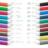 Pentel EnerGel RTX Retractable Liquid Gel Pen, (0.7mm) Metal Tip, Medium Line, Blue Ink, Plastic-Free Packaging, 5 Pack