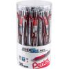 Pentel EnerGel RTX Retractable Liquid Gel Pen Canister, Blue Ink, 36pk (BL77PC36C)(Red)
