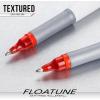 Pentel Floatune Rollerball Pen, (0.8mm), Medium Point, Black/Blue/Red Ink, Pack of 8 pens (BY108PF8OFC)(Black  Red  Blue)