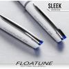 Pentel Floatune Rollerball Pen, (1.0mm), Bold Point, Black/Blue/Red Ink, Pack of 8 (BY110PF8OFC)