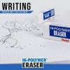 Pentel Hi-Polymer Block Eraser Small White, Pack of 4 (ZEH05BP4)(4 Count (Pack of 2))