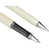 Pentel Libretto Roller Gel Pen and Pencil Set with Gift Box, Pen 0.7mm and Pencil 0.5mm, Black Barrels (K6A8A-A)(Cream)