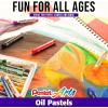 Pentel Oil Pastels 50/Pkg-Assorted Colors