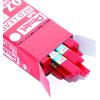 Pentel Refill 12 Pack, 0.7mm, Medium, Lead Red (PPR-7)(Red)