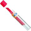 Pentel Refill 12 Pack, 0.7mm, Medium, Lead Red (PPR-7)(Red)