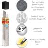 Pentel Super Hi-Polymer Lead Refill, 0.5mm, Fine, 3H, 144 Pieces of Lead (C505-3H),Gray(HB)