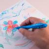 Pentel Wow! Retractable Ballpoint Pen, (1.4mm), Bold Line, Assorted Ink Colors, Pack of 18 (BK444BP18M)(Blue)