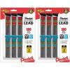 Pentel C257BPHB6 Super Hi-Polymer Lead Refills, 0.5mm, 0.7mm, HB, Black, 30/Tube, 6 Tubes/Pack(6 Count (Pack of 2))