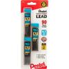 Pentel C27BPHB3K6 Super Hi-Polymer Lead Refills, 0.7mm, HB, Black, 30/Tube, 3 Tubes/Pack(30 Count (Pack of 3))