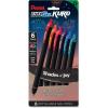 Pentel EnerGel Kuro Shades of Joy, Retractable Liquid Gel Pen, Assorted Ink Colors, Pack of 6 (BL437JOYPF6)(Shades of Joy)