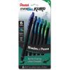 Pentel EnerGel Kuro Shades of Joy, Retractable Liquid Gel Pen, Assorted Ink Colors, Pack of 6 (BL437JOYPF6)(Shades of Peace)