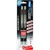 Pentel EnerGel Pro Permanent Gel Ink Pen, (0.7mm) Medium Point, Blue Ink, 2-Pk (BLP77BP2C)(Red)