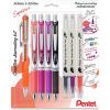 Pentel Expressions Journaling Kit, Includes; EnerGel RTX Gel Pens (0.7mm), Assorted Ink Colors; Twist-Erase Click Mechanical Pencil (0.7mm); Sign Pen Twin, Assorted Colors (BL77XRBJBP8M)