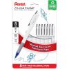 Pentel Floatune Rollerball Pen, (1.0mm), Bold Point, Blue Ink, Pack of 8 (BY110PF8C)