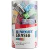 Pentel Hi-Polymer Eraser Colors – Small Assorted Block Erasers, Smudge-Free, Non-Abrasive, for School, Office & Art, Pack of 48 (ZEH05CRM-4)