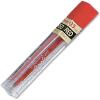 Pentel Lead 0.5mm, Red, 12 Leads Per Tube, Box of 12 Tubes (PPR-5)(1 pack)