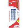 Pentel Refill Eraser For AL, AX and PD Series Pencils 5 Pcs/Tube, Box of 12 (PDE-1), White, 60 Pack(5 Count (Pack of 3))