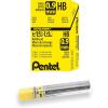 Pentel Super Hi-Polymer Lead, 0.3mm, Extra Fine, H, 12 Piece/tube, Box of 12 (300-H)(144 Count (Pack of 1))