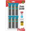 Pentel Super Hi-Polymer Refills, 0.7 mm Medium, HB, 180 Pieces of Lead (C27BPHB6)