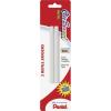 Pentel of America, Ltd ZER2BPK6 Eraser Refill, Nonabrasive, 2/PK, White