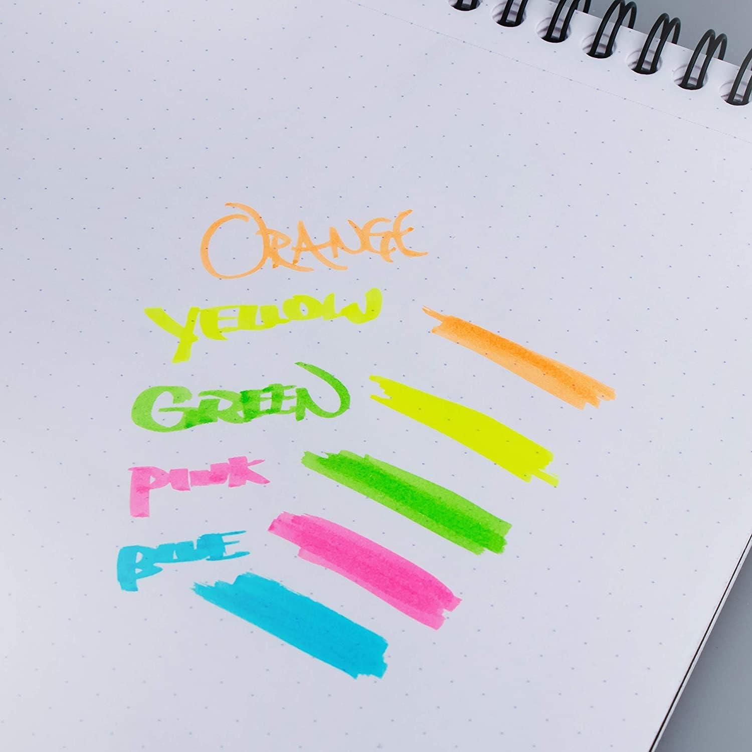 imagePentel Twin Checker Dualtip Highlighter Chisel Tip Assorted Colors Pack of 4 SLW8BP4MAssorted