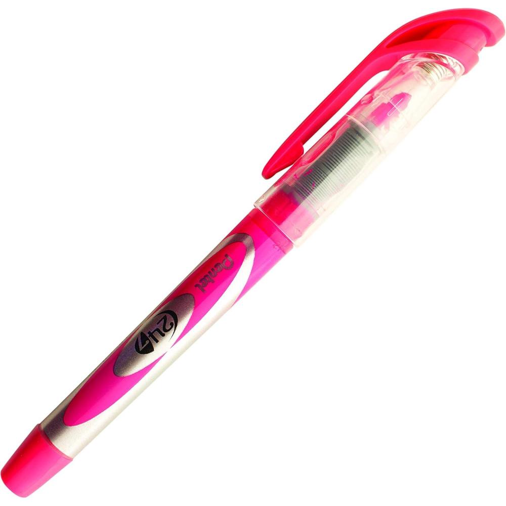 imagePentel 247 Chisel Tip Liquid Highlighter Pink Ink Box of 12 SL12P