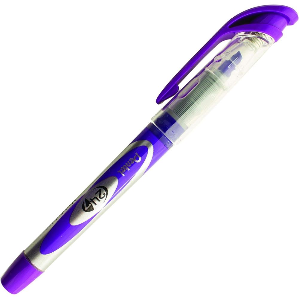 imagePentel 247 Chisel Tip Liquid Highlighter Violet Ink Box of 12 SL12V