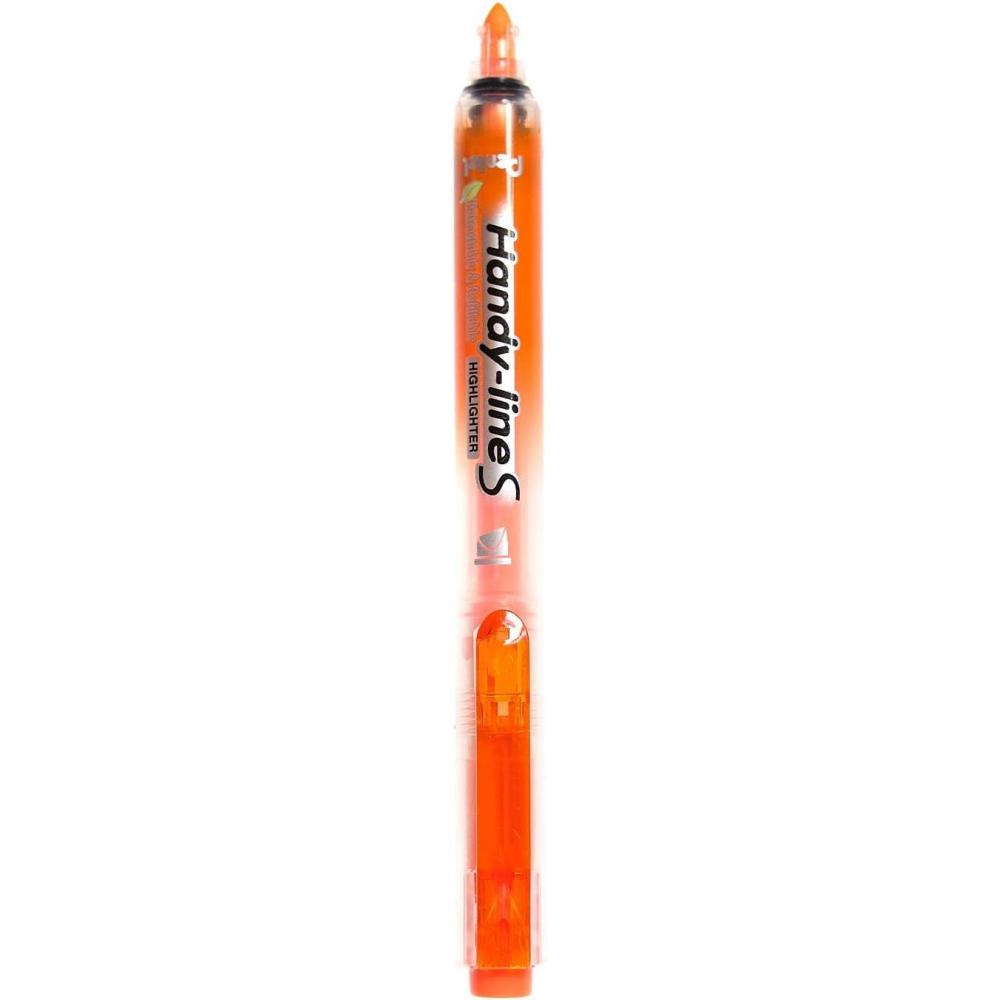 imagePentel Highlighter Retract Refillable Chisel Tip Orange SXS15F