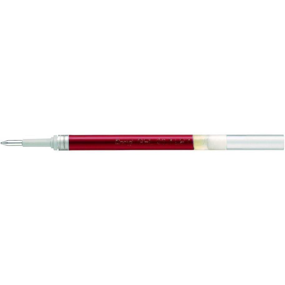 imagePentel Refill Ink for BL57BL77 EnerGel Liquid Gel Pen 07mm Metal Tip Green Ink Box of 12 LR7D12Red
