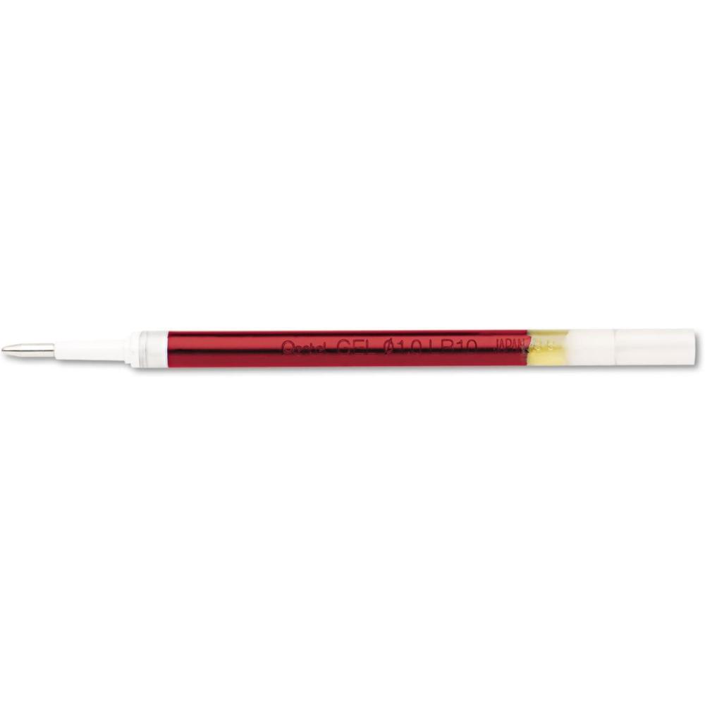 imagePentel Refill Ink for BL60 EnerGel Liquid Gel Pen 10mm Metal Tip Red Ink 1Pack LR10BRed