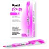 Pentel 24/7 Chisel Tip Liquid Highlighter, Pink Ink, Box of 12 (SL12-P)