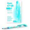 Pentel 24/7 Chisel Tip Liquid Highlighter, Sky Blue Ink, Box of 12 (SL12-S)