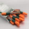Pentel Arts Wet Erase Chalk Marker, Chisel Tip, Orange Ink, Box of 12 (SMW26-F)(Orange)