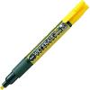 Pentel Arts Wet Erase Chalk Marker, Chisel Tip, Orange Ink, Box of 12 (SMW26-F)(Yellow)