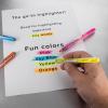 Pentel Handy-line S Retractable Highlighter, Chisel Tip, Yellow Ink, 4 /Pack (SXS15BP4G)