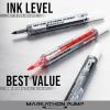 Pentel Markathon Pump Dry Erase Marker, Chisel Tip, Assorted Colors, 4 Pack with Eraser (MWL6SXBP4MKIT)(Assorted)